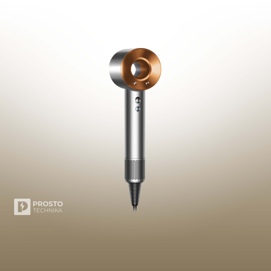 Фен Dyson Supersonic HD08, Bright nickel/Bright copper Фен Dyson Supersonic HD08, Bright nickel/Bright copper